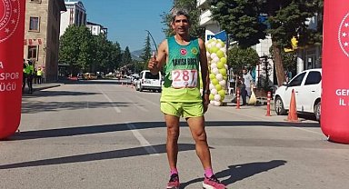 Ahmet Bayram Isparta'dan madalya ile döndü