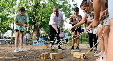 Antalyada Muratpaşa'da doğa kampı kapılarını açtı