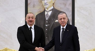 Azerbaycan Cumhurbaşkanı Aliyev Beştepe'de