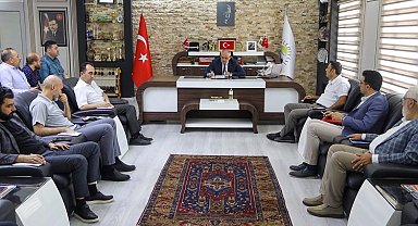 Başkan Öztürk birim müdürleriyle toplantı yaptı