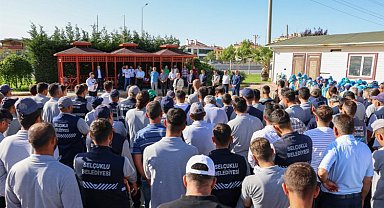 Başkan Pekyatırmacı personel ile bayramlaştı