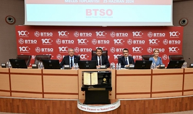 BTSO Haziran Ayı Meclis Toplantısı gerçekleştirildi