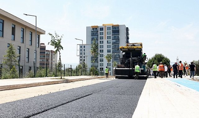 Bursa Nilüfer'de asfalt çalışmaları hızlandı