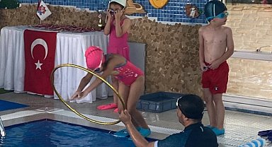 Bursalı minikler madalyaya kulaç attı