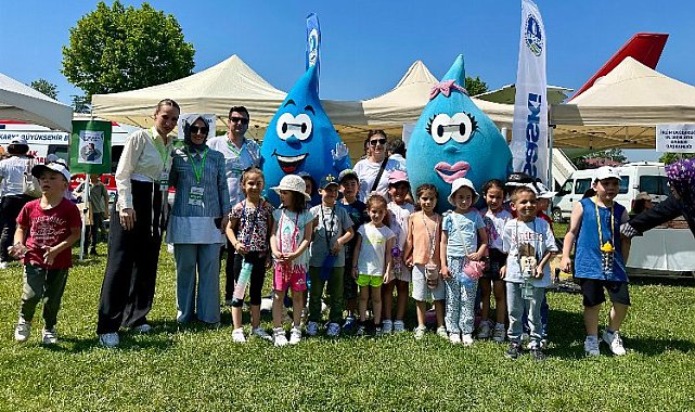 Çocuklar suyun yolculuğunu şenlikte izledi