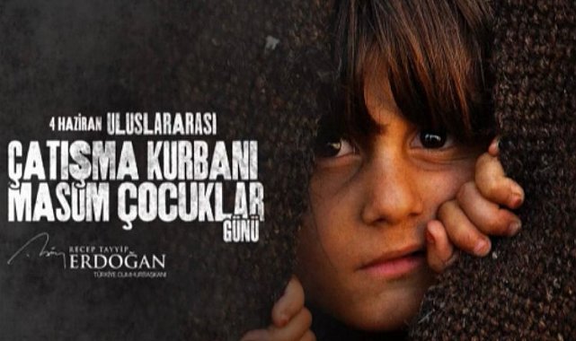 Cumhurbaşkanı Erdoğan'dan 'Masum Çocuklar' paylaşımı