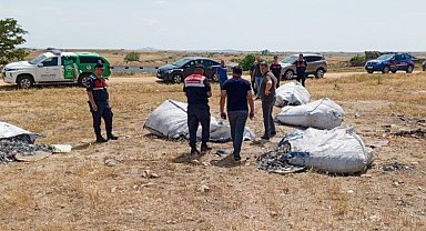 Edirne'de meraya katı atık döken şahsa ceza!