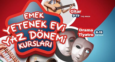 Emek Yetenek Evi'nde yaz dönemi kursları başlıyor