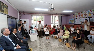 İnegöl protokolü karne töreninde