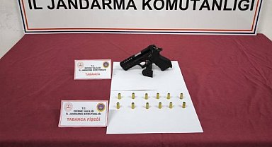 İpsala'da kaçak silah ele geçirildi!