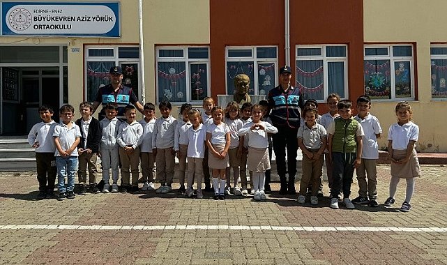 Jandarmadan öğrencilere huzur ve güven eğitimi