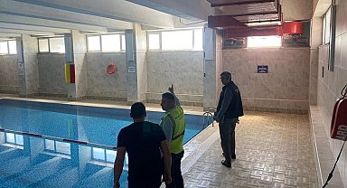 Kayseri Büyükşehir'den yüzme havuzlarına sıkı bakım