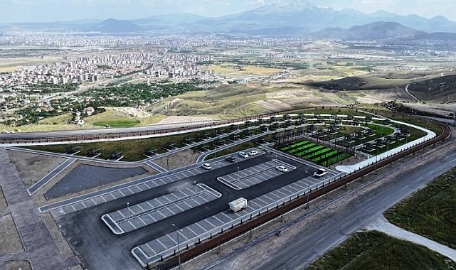 Kayseri Erkilet'te Millet Bahçesi çalışması tam gaz