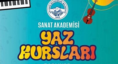 Kayseri'de Sanat Akademisi yaz kursları için kayıtlar başlıyor
