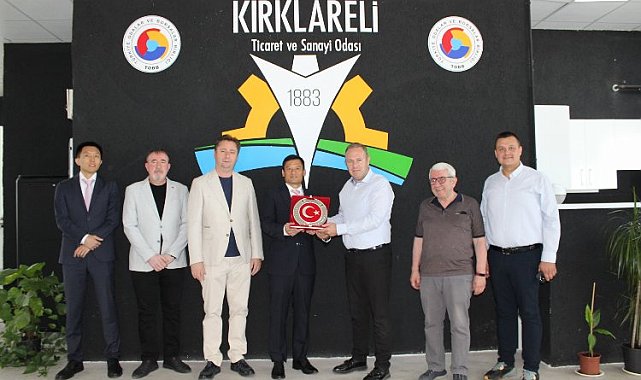 Kırklareli TSO, Shang Jian'ı ağırladı