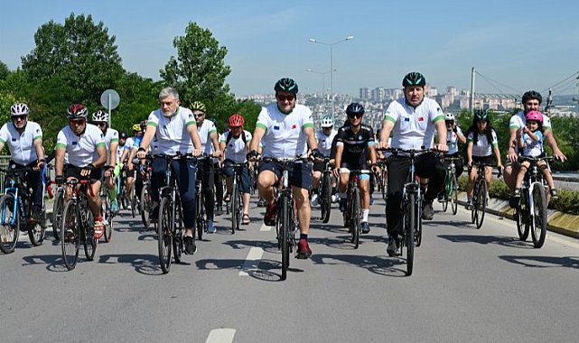 Kocaeli'de çevre için pedal çevirdiler