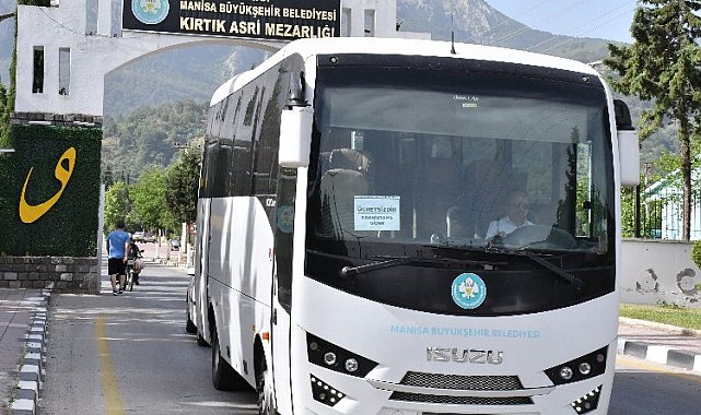 Manisa Büyükşehir'den mezarlıklara bayramlık ulaşım