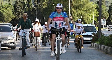 Manisa'da pedallar temiz çevreye çevrildi