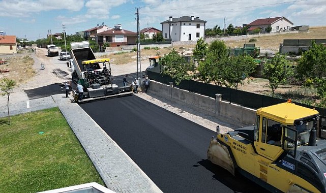Melikgazi'ye kazandırılan yeni yollar vatandaşlara konfor sağlıyor