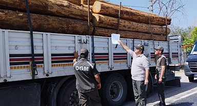 Mobil orman kontrol noktaları denetimde