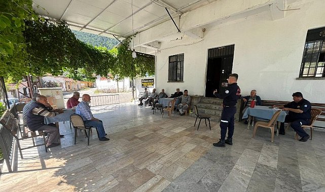 Muğla'nın kırsal mahallelerine yangın eğitimi