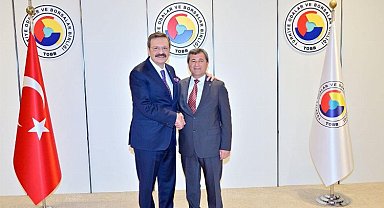 Necmi Sezer'den TOBB Başkanı Hisarcıklıoğlu'na ziyaret