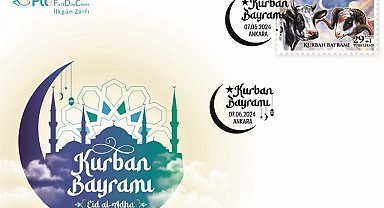 PTT'den 'kurban'a özel pul ve ilk gün zarfı