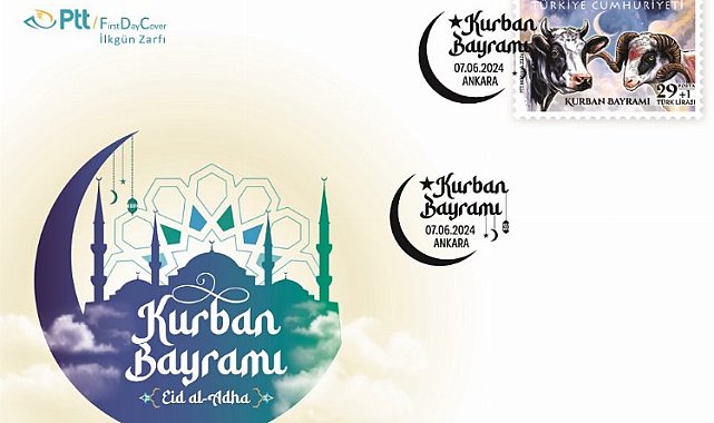 PTT'den 'kurban'a özel pul ve ilk gün zarfı