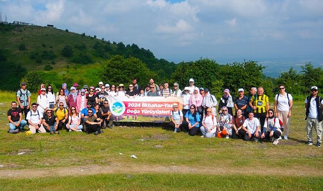 Sakarya'da bahar yürüyüşleri Sapanca'da tamamlandı