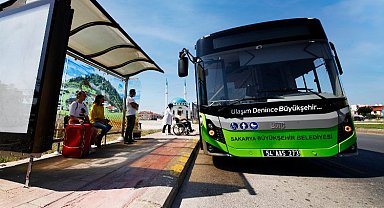 Sakarya'da otobüsler bayramın 4 günü de ücretsiz