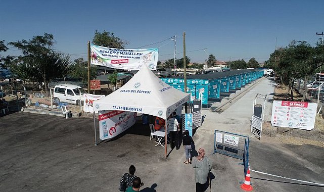 Talas'ta kurban satış yerleri kura ile belirlendi