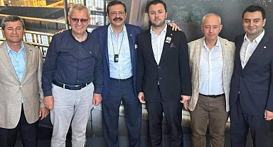 TOBB Başkanı Hisarcıklıoğlu Çorlu Ticaret Borsasına taziye ziyaretinde bulundu
