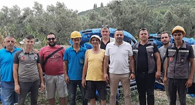 Başkan Akın, 20 hektar alanı suyla buluşturdu