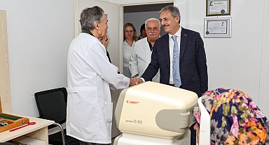 Başkan Alemdar Büyükşehir Tıp Merkezi'ni ziyaret etti