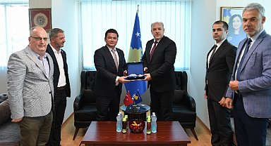 Başkan Erkan Aydın Kosova'da