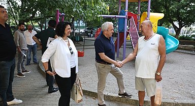 Başkan Şadi Özdemir'den Nilüfer'in parklarına yerinde inceleme