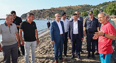 Bursa Valisi Demirtaş'tan Mudanya sahillerine denetim
