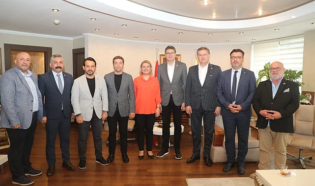 CHP Genel Başkan Yardımcısı Ensar Aytekin Başkan Hürriyet'i ziyaret etti