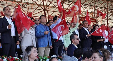 CHP Genel Başkanı Özgür Özel tarihi güreşler için Edirne'de