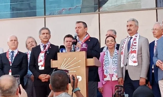CHP Genel Başkanı Özgür Özel'in son durağı Gemlik