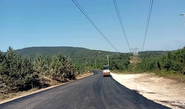 Derince'de köylere giden ulaşım ağı yenileniyor