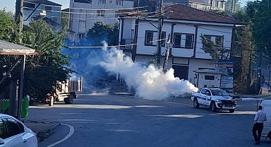 Dilovası'nda sivrisinek, kara sinek ve larvalara karşı ilaçlama