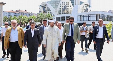 Diyanet İşleri Başkanı Erbaş Akçakoca'da