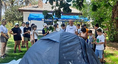 Doğa kampı ilk misafirlerini ağırladı