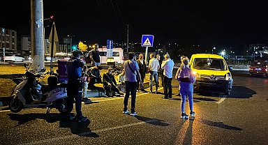Düzce'de motosiklet kazası: 1 yaralı