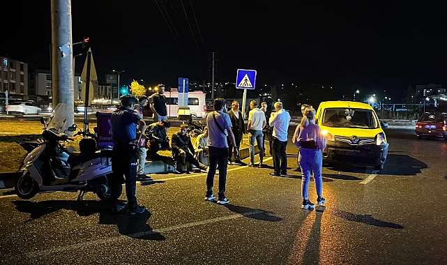 Düzce'de motosiklet kazası: 1 yaralı