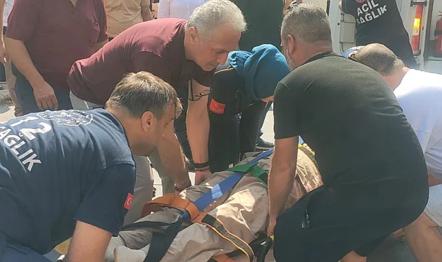 Düzce'de ticari araç elektrikli bisikletliye çarptı: 1 yaralı