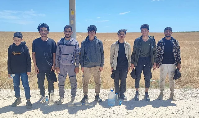Edirne'de 7 Suriyeli yakalandı
