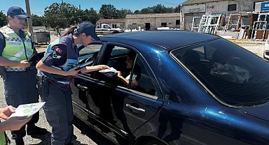 Enez'de çocuklara jandarma sevgisi aşıladı