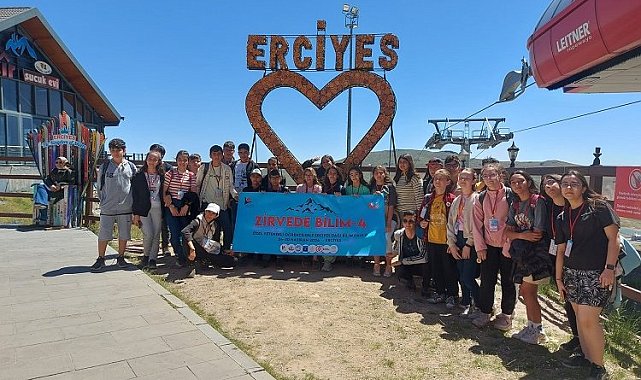 Erciyes Dağı Bilim Okulu'nda yetenekli öğrenciler buluştu